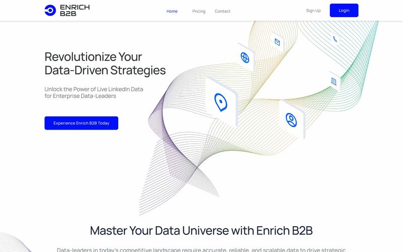 Enrich b2b — project screenshot