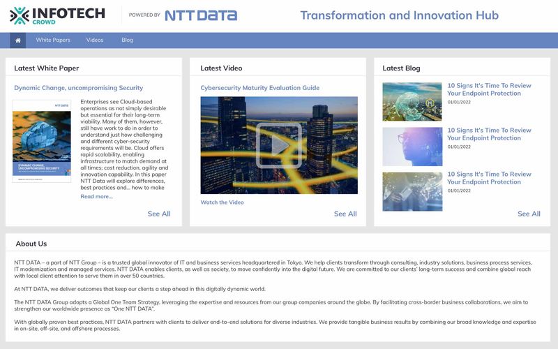 Infotech — project screenshot